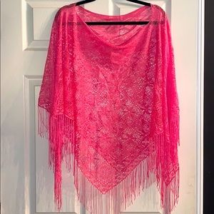 Pink lace tunic